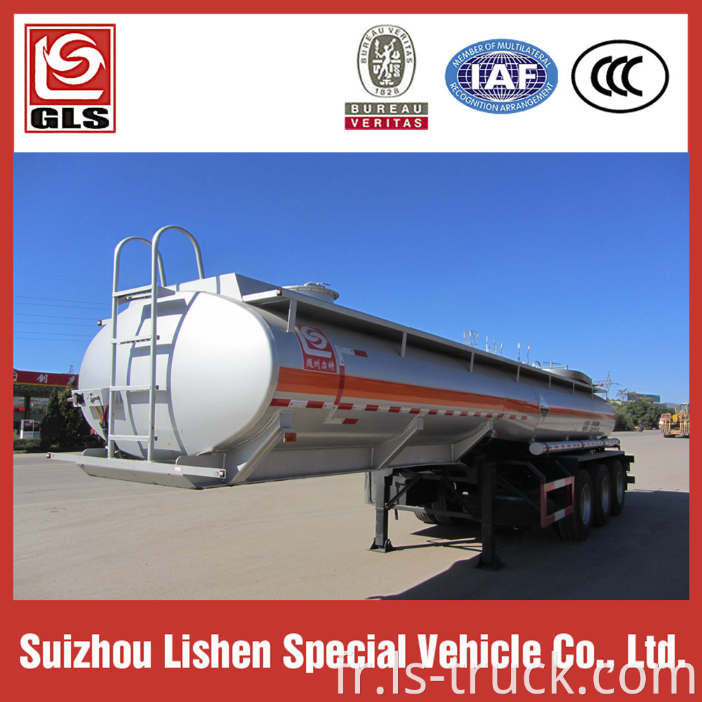 Stainless Steel Chemical Semi Trailer Tanker Truck